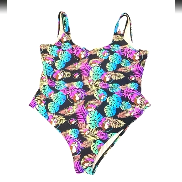 Buc-cee's one pc Tropical Swimwear XL - Picture 1 of 3